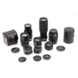 A Small Selection of Various Lenses,