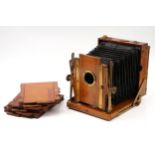 A Sanderson Mahogany Field Camera,