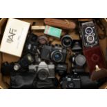A Collection of Various Cameras,