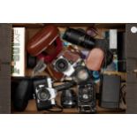 A Selection of Various Cameras & Accessories,