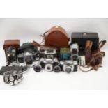 A Selection of Various Cameras,