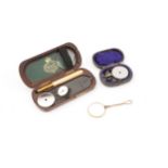 An Mahogany Cased Ophthalmoscope,