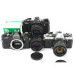 Three Fujica SLR Cameras,