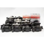 A Selection of Pentax SLR Bodies,