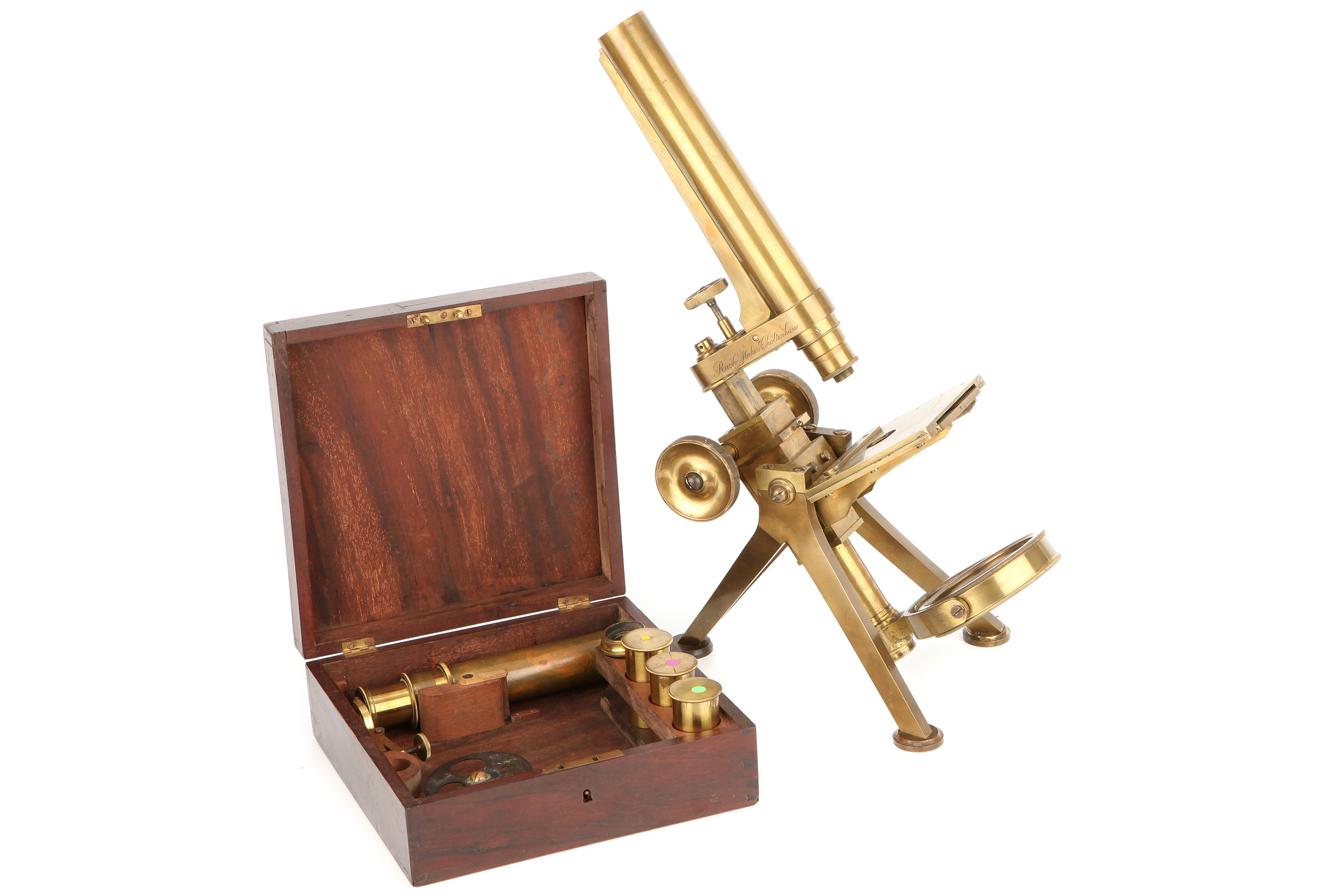 An Early Acromatic Compound Microscope,