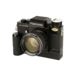 A Topcon Super DM SLR Camera,