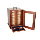 A Large Microscope Slide Cabinet by J. B. Dancer,