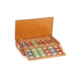 A Collection of Arranged Foraminifera Microscope Slides,