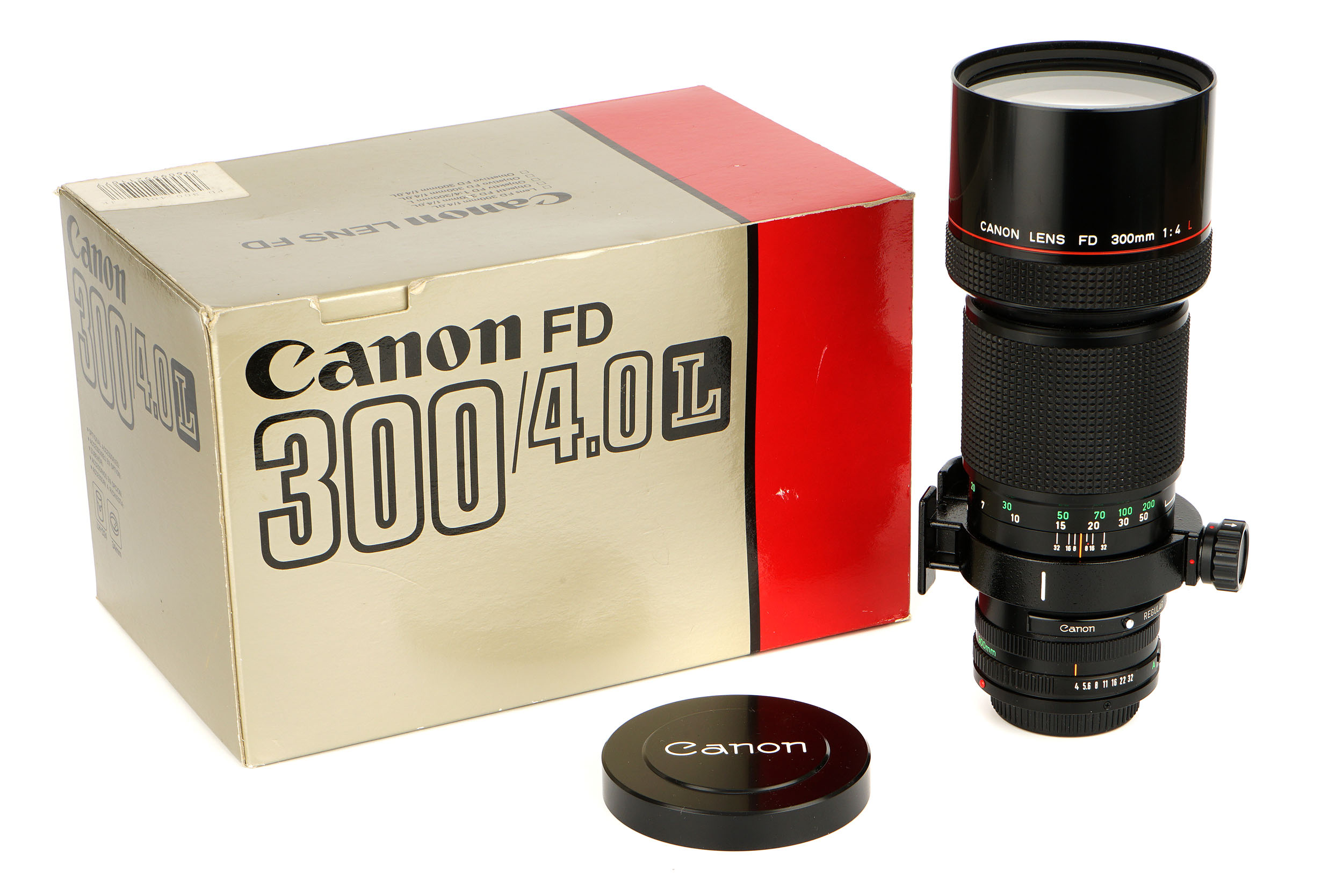 A Canon FD L f/4 300mm Lens,