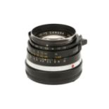 A Mis-Engraved Leitz Summilux f/1.4 35mm Lens,