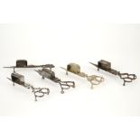Five Antique Candle Snuffers,