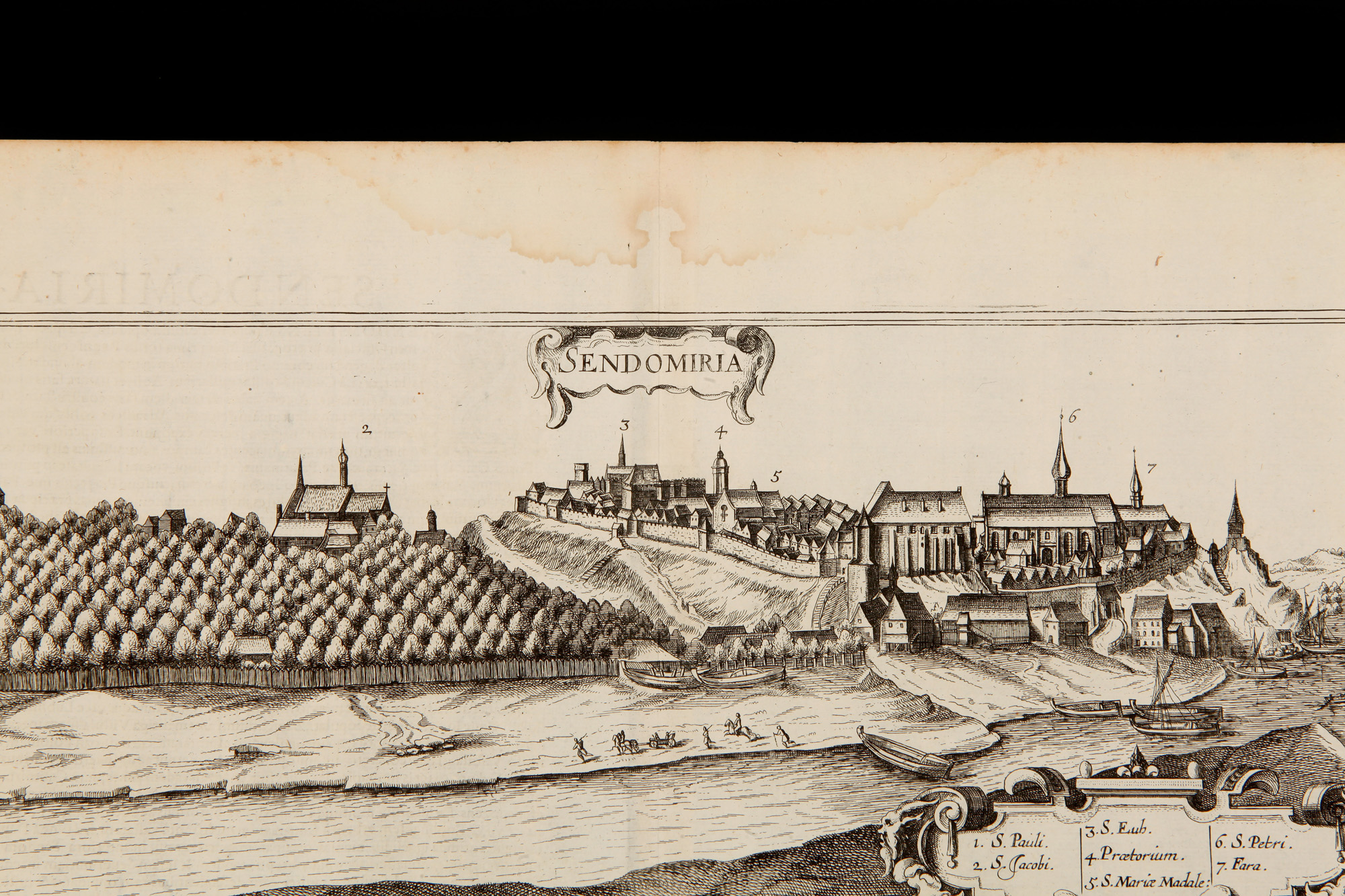 A 17th Century Bird’s-eye view of Sandomierz & Biecz, Poland, - Image 2 of 3