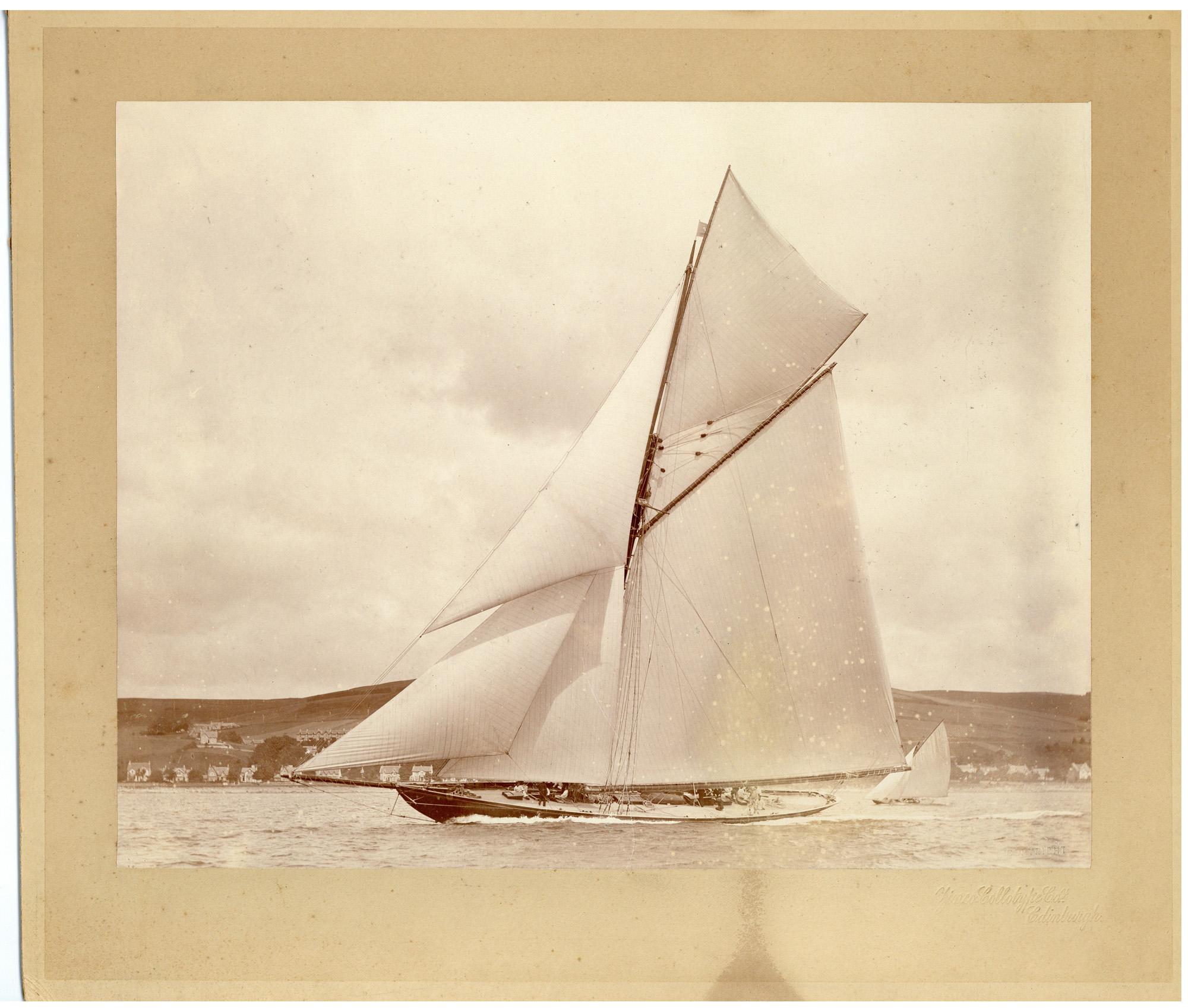 Two Photographs of Ocean Racing Yachts, - Image 3 of 4
