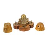 Three Antique Inkwells,