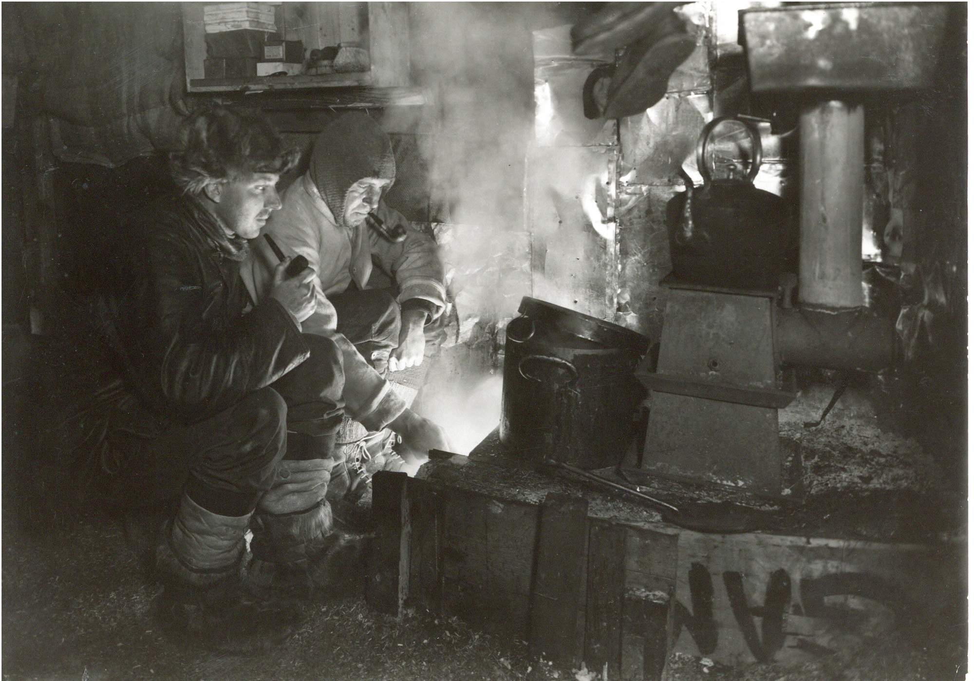 HERBERT PONTING (1870-1935), Two Photographs Scott's Antartic Expedition,