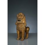 A Cambodian Guardian Bronze Lion,