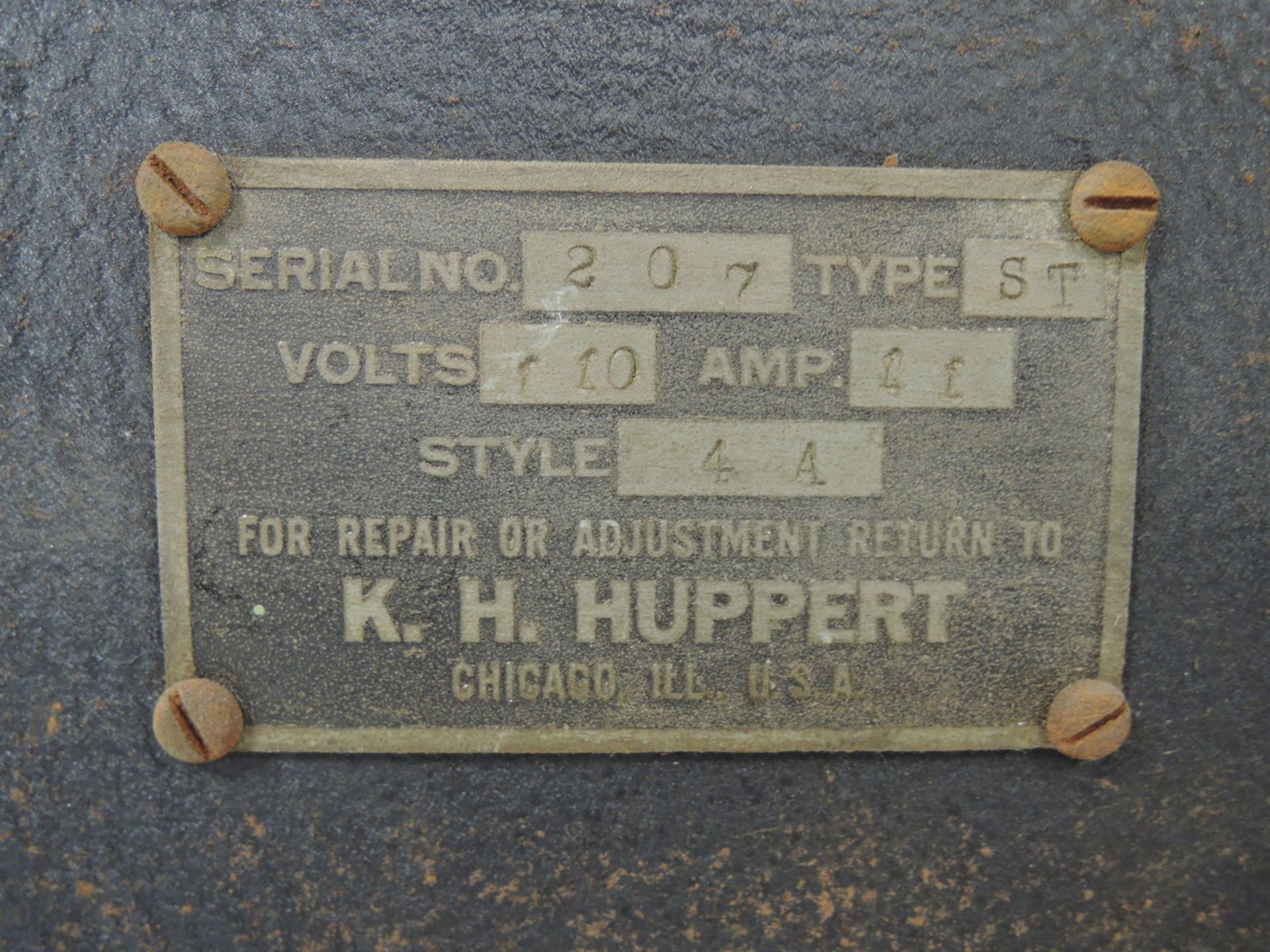 K.H. HUPPERT LAB OVEN TYPE: ST, STYLE: 4A, 0-1,2000 DEGREES CELCIUS, 110 VOLT - Image 3 of 3