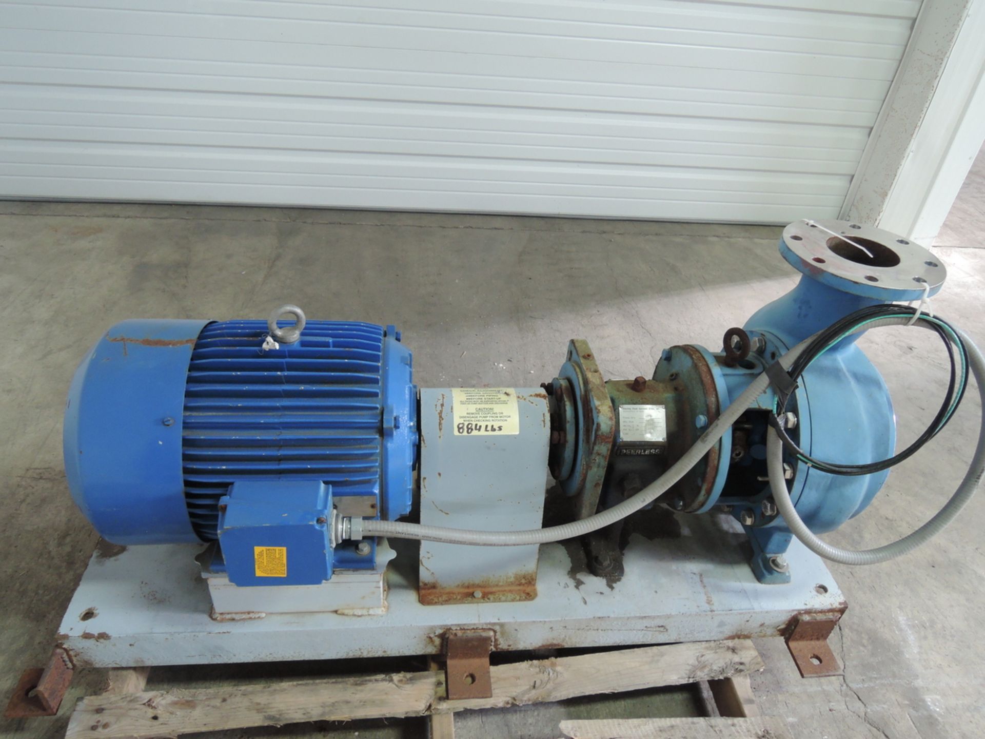 PEERLESS PUMP CO. MODEL: MT SS, S/N: 992345-K, SIZE: 4X6X10, 15HP MOTOR, 230/460 VOLTS