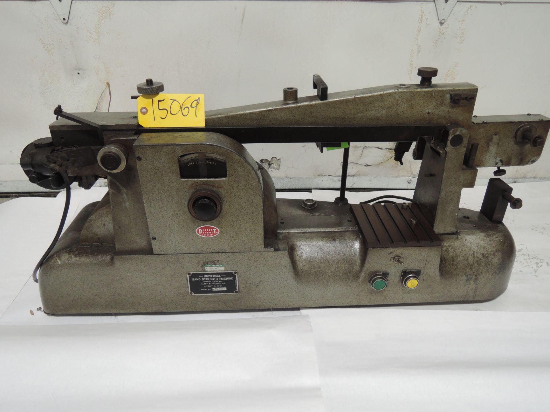 DIETERT MODEL 405 SAND STRENGTH MACHINE S/N 405-0282 - Image 3 of 3