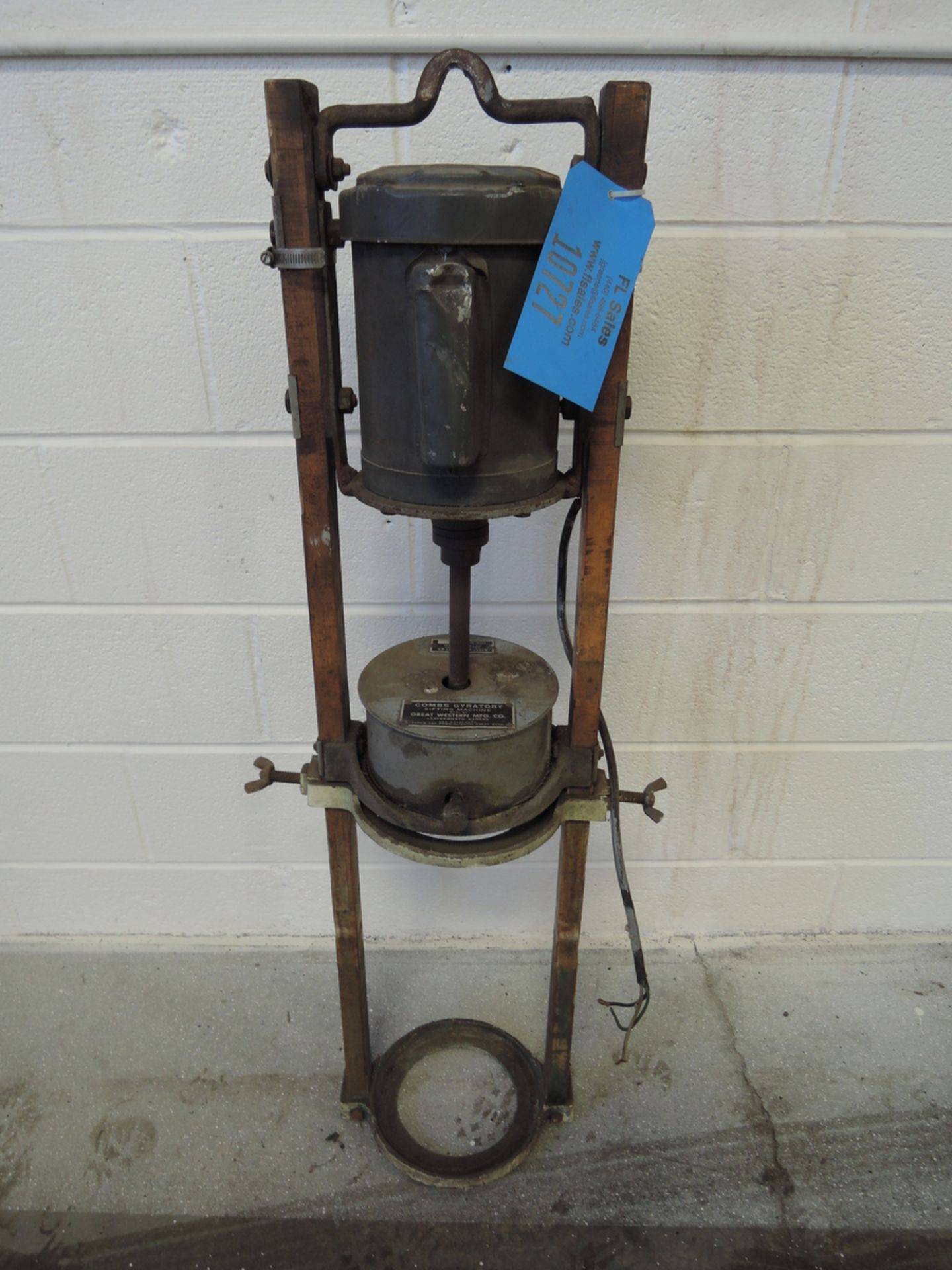 COMBS SIEVE TESTER, S/N: 34535, 1/6 HP, 115/230 VOLT