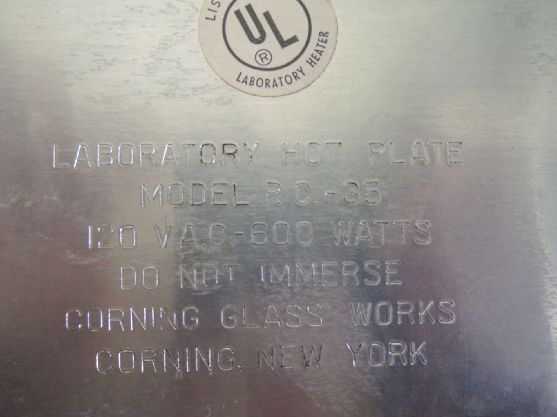 CORNING PC-35 HOT PLATE - Image 2 of 2