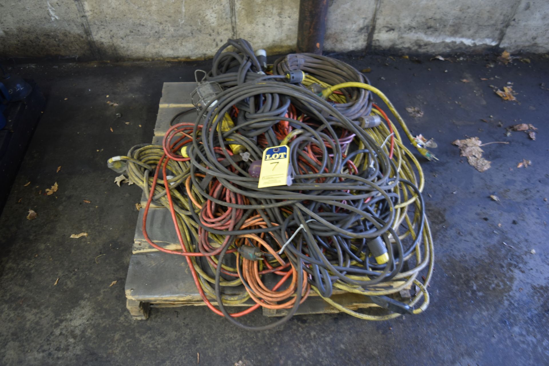 skid of electric cords