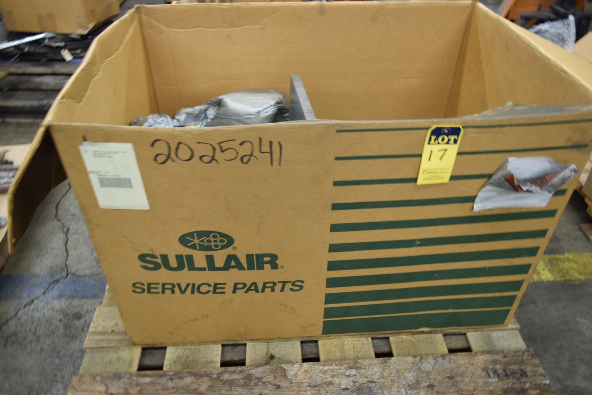 skid of new Sullair pump sump zoeller model m53