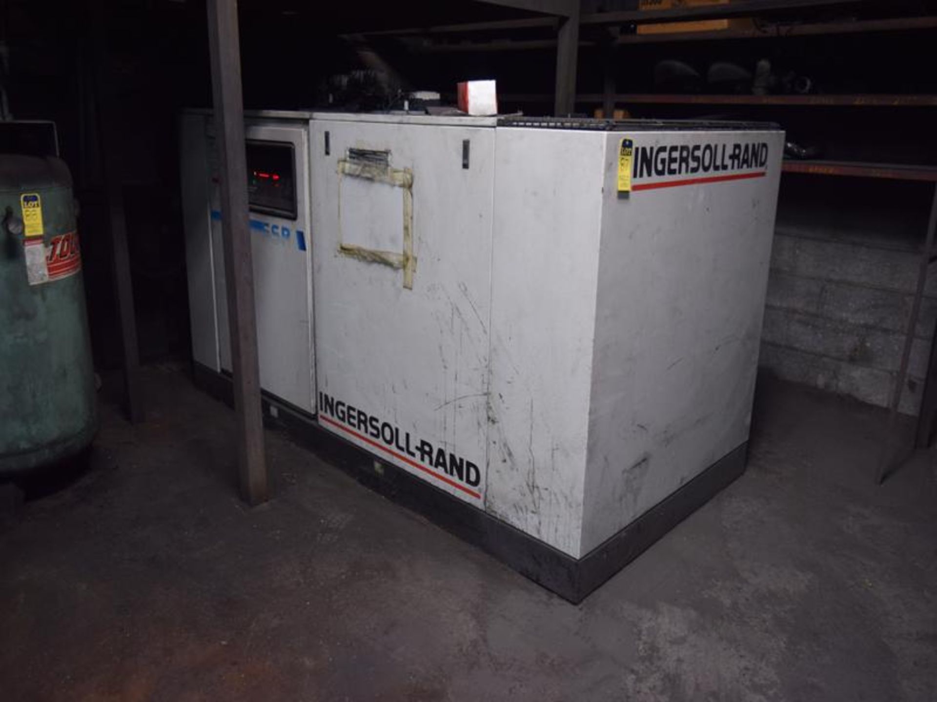 1994 Ingersoll Rand model SSR-EP75 75 hp screw type air compressor s/n F10324U94222, 24301 hours,