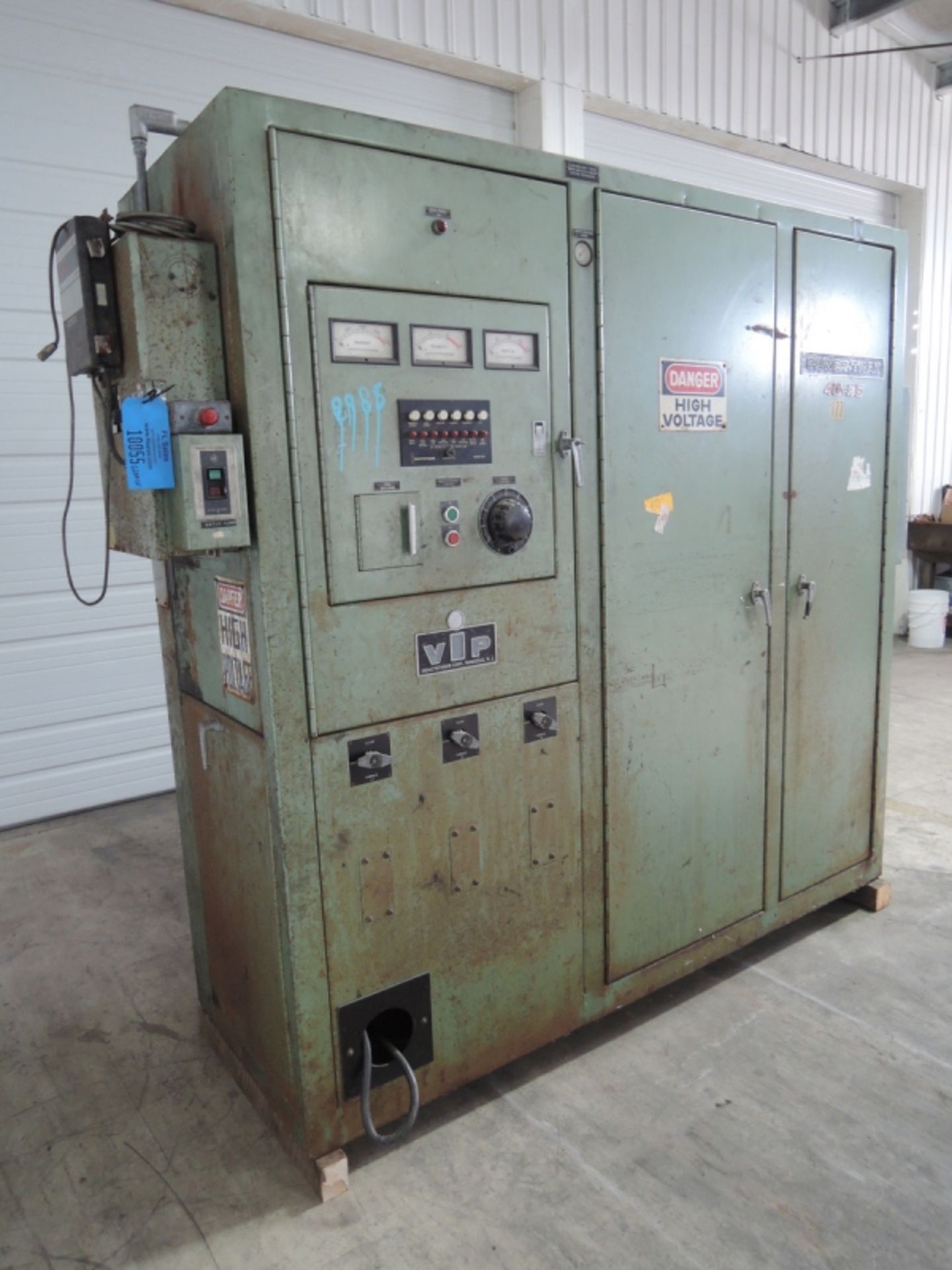 1980 INDUCTOTHERM POWER SUPPLY MODEL 4096 (40KW-9600 HZ) S/N 80-75080-246-11 - Image 2 of 4