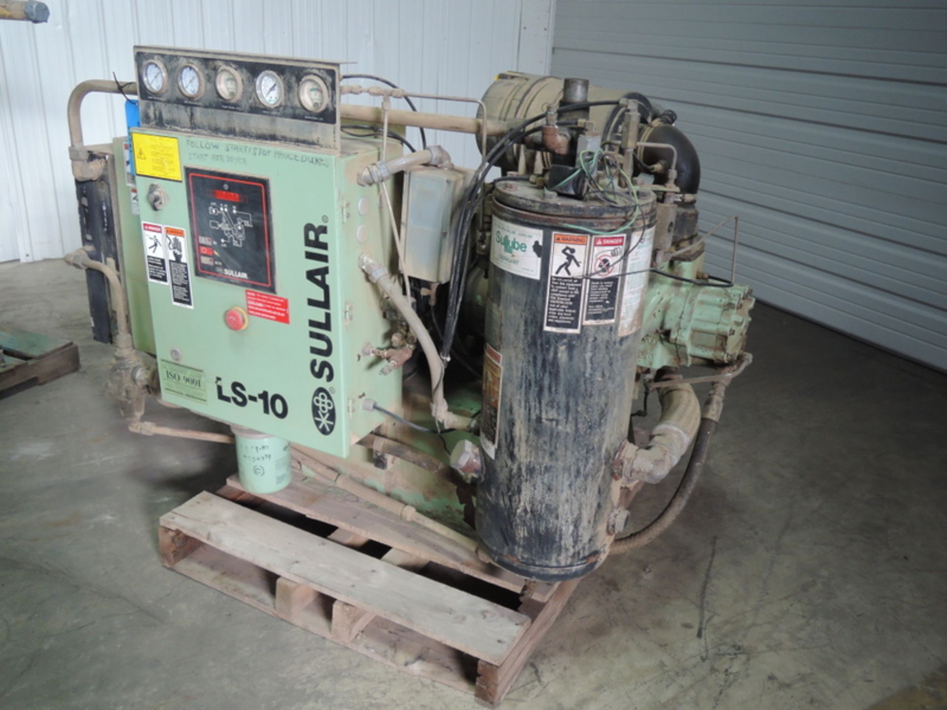 SULLAIR ROTARY SCREW AIR COMPRESSOR MODEL LS-10 HP 40 VOLTS 230/460