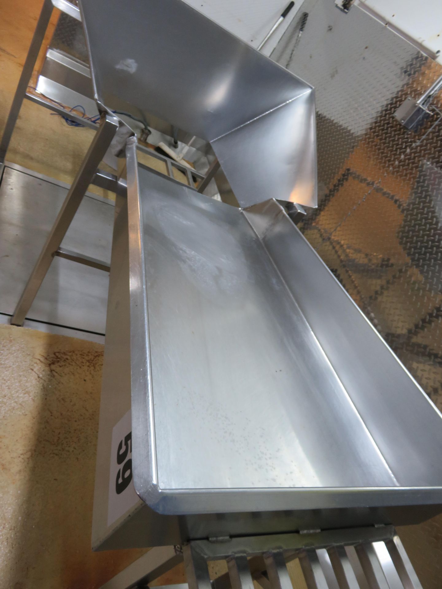 S/s Sorting Table 2200 mm x 1100 mm. Lift out £30 - Image 2 of 2