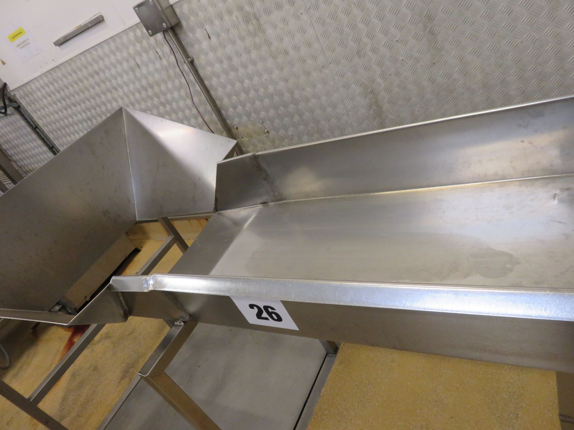 S/s Sorting Table 2200 mm x 1100 mm. Lift out £20 - Image 2 of 3