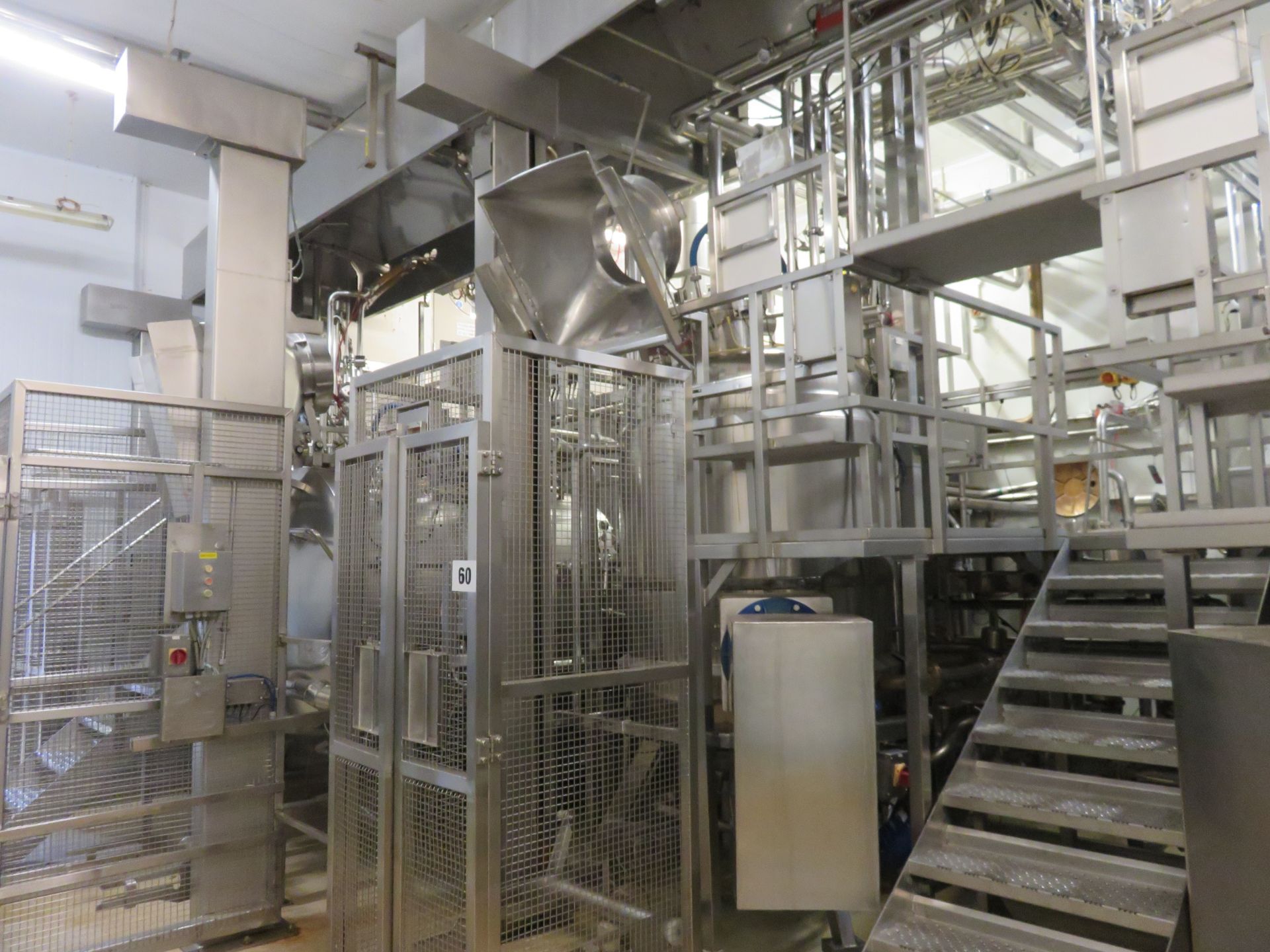 Complete Soup Plant by Guisti: 3 x Tanks 1200 litre; 1 x Tank 1500 litre (horizonta. Lift out £1,920