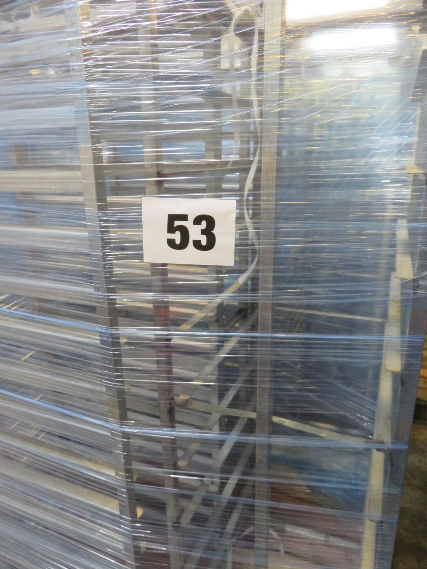 3 x S/s Racks:-2 x S/s Racks capable of taking 16 trays.Approx.430 x 650 x 1800mm high. LO£20 - Image 2 of 2