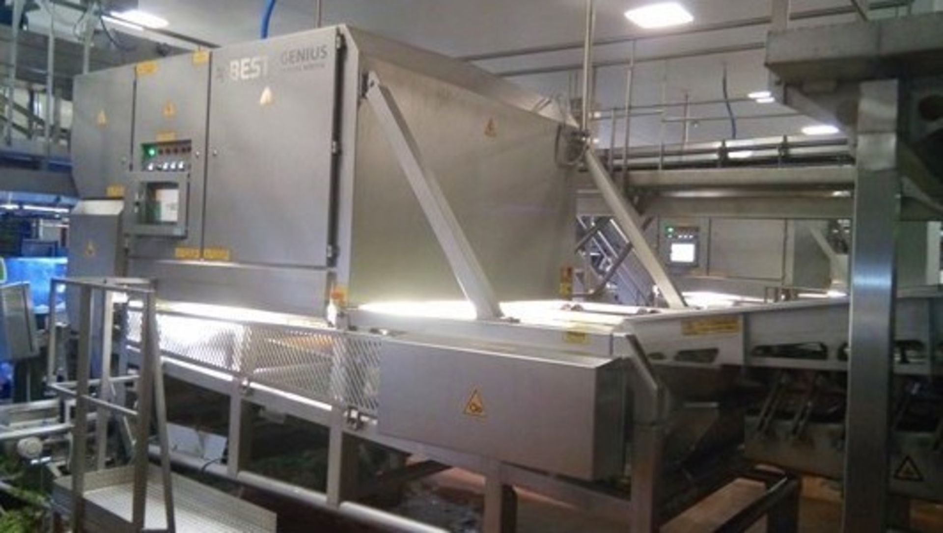 Best Genius Optical Sorter. Model 1600. Cost new £500K, as new, used for only 2 months Lift out £550