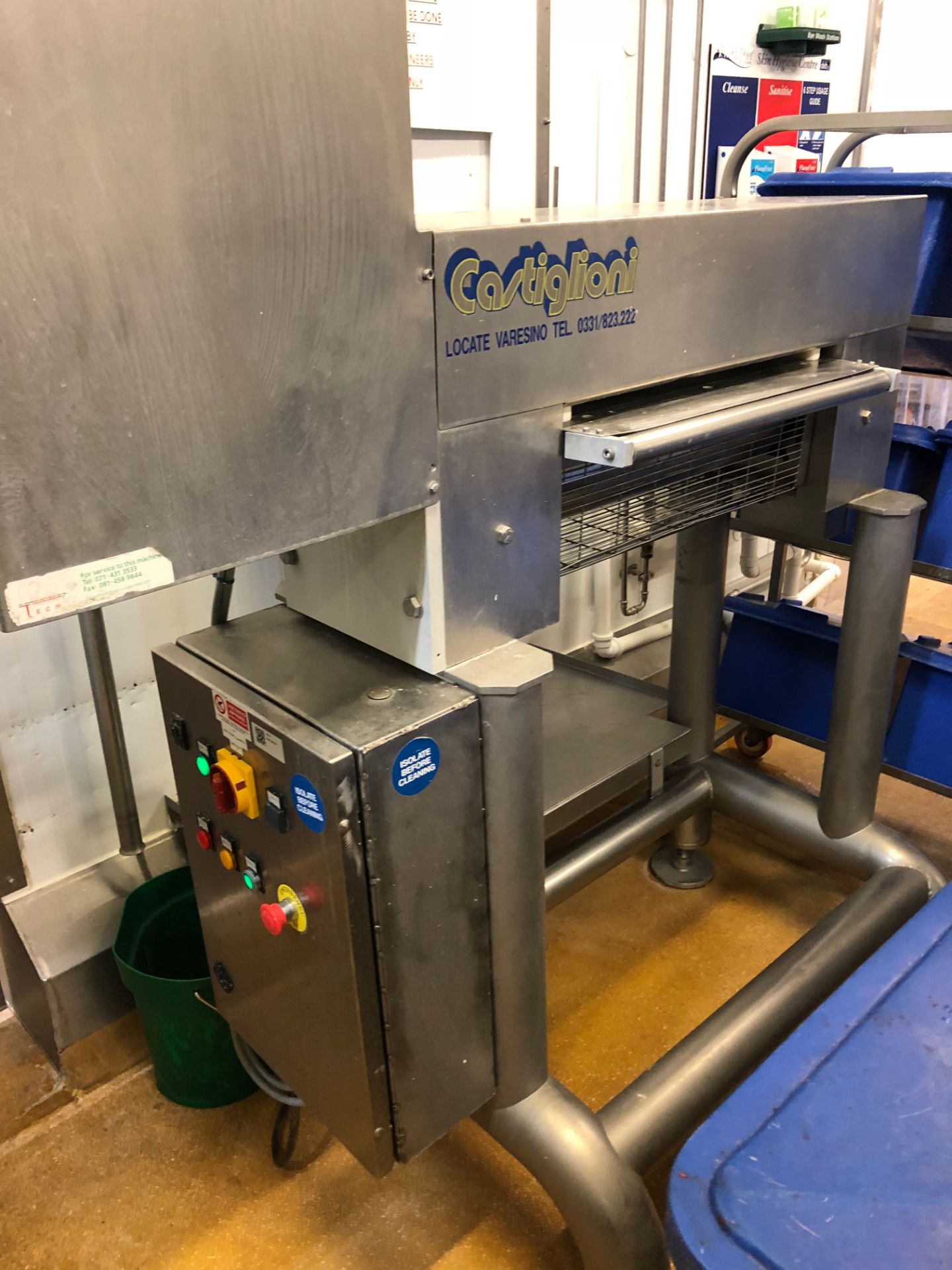 Complete Castiglioni pasta line. Consists of Hoist/Mixer, A Horizontal Extruder. Lift out £300 - Image 9 of 16