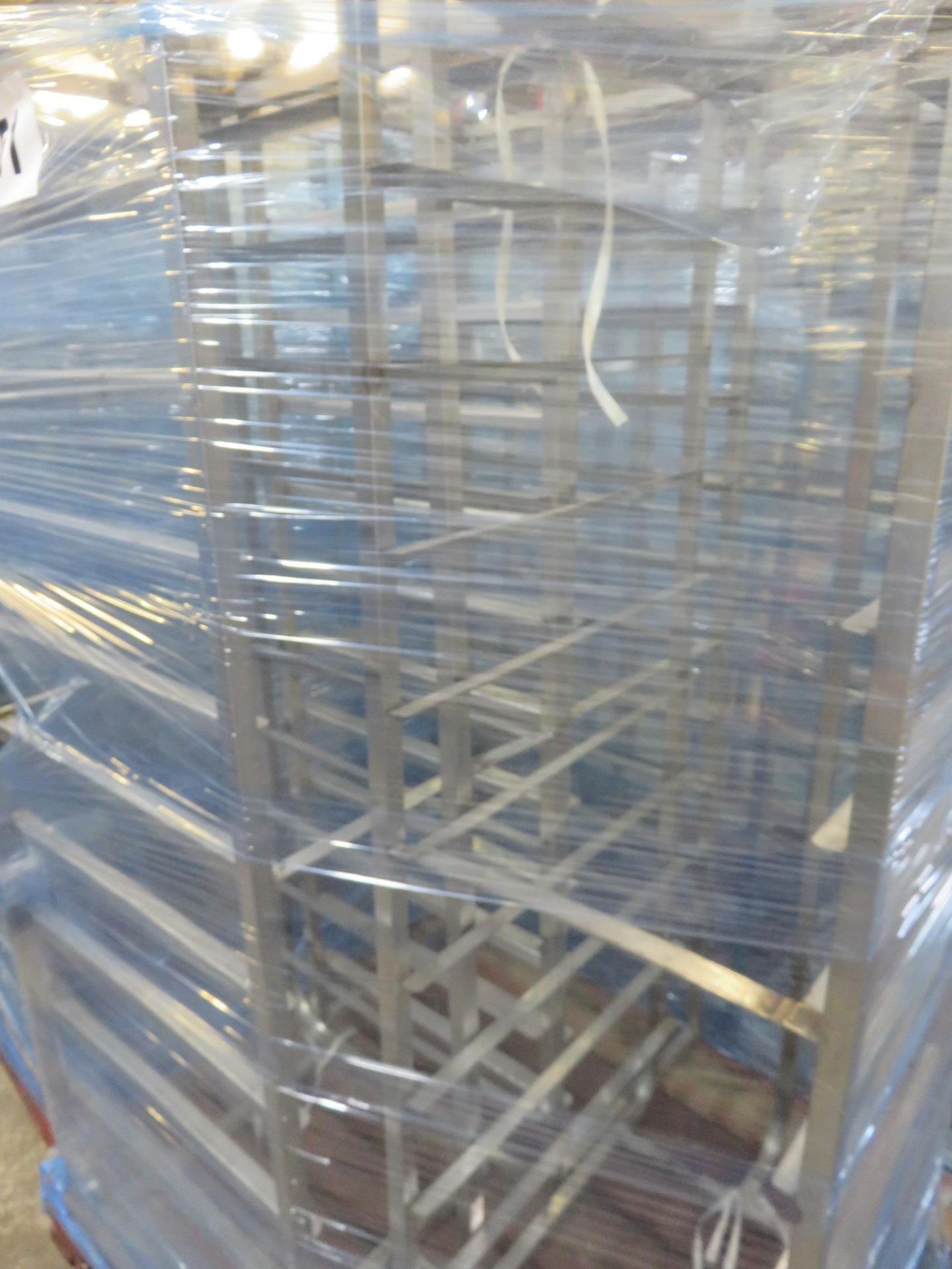3 x S/s Racks:- 2x S/s Racks capable of taking 10 trays.Approx. 430 x 650 x 1800mm high.LO£20 - Image 2 of 2