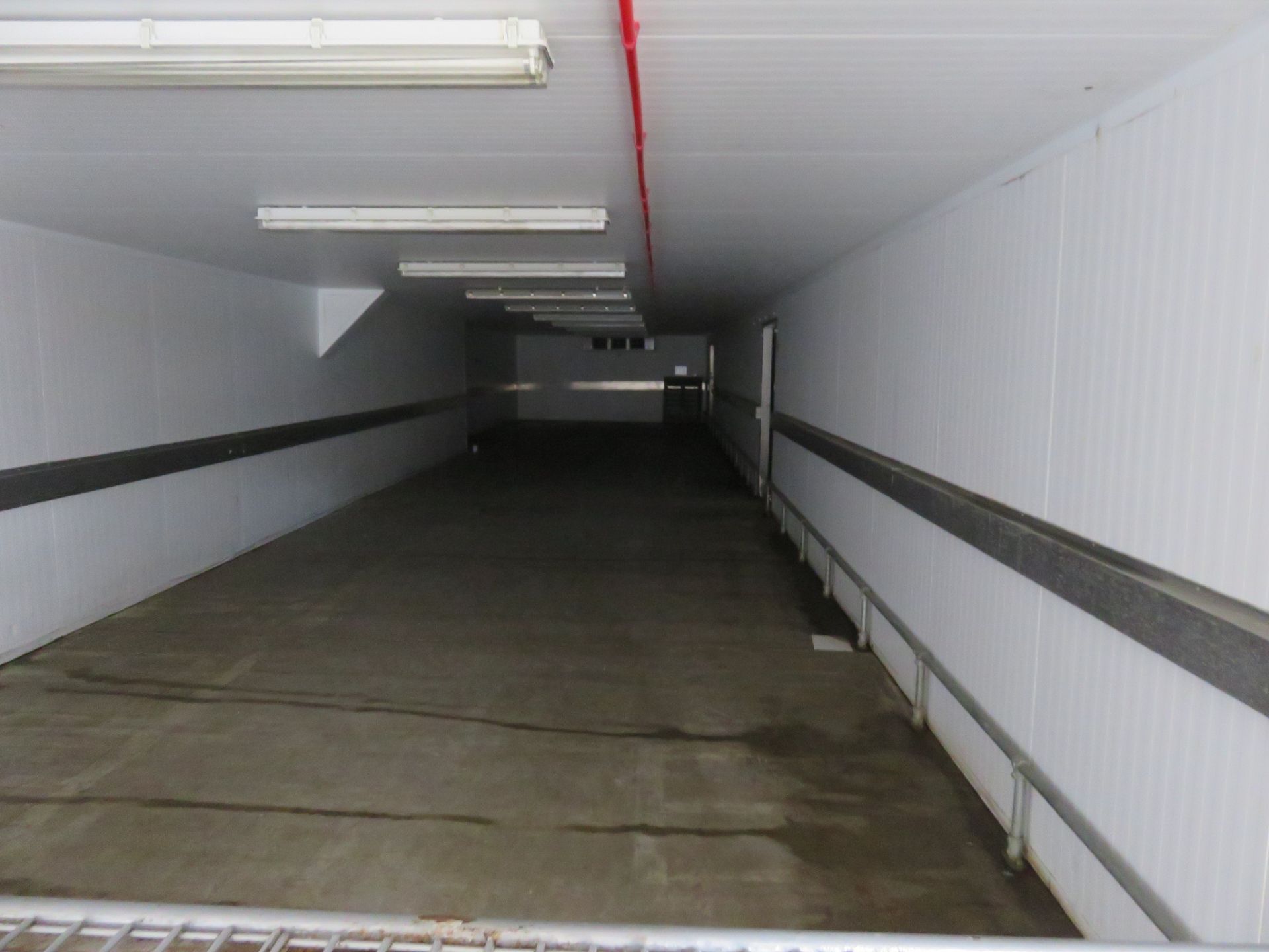 A sectional Refrigerated Unit. Approx. 4700mm wide x 2250mm high x 30 meters long. 3 sliding do £850 - Image 9 of 13
