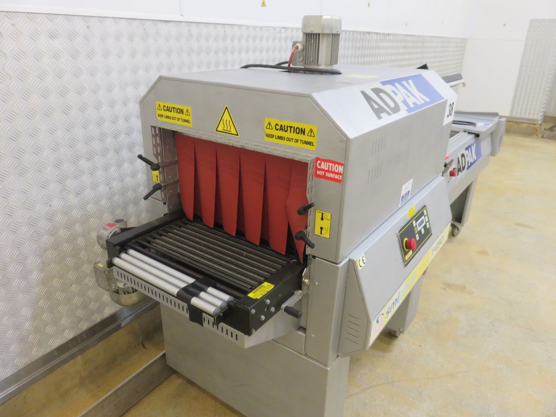 Adpak Semi T450 L Sealer 400 x 550mm and Heat Tunnel aperture 500 x 200mm high. Lift out £40 - Bild 3 aus 4