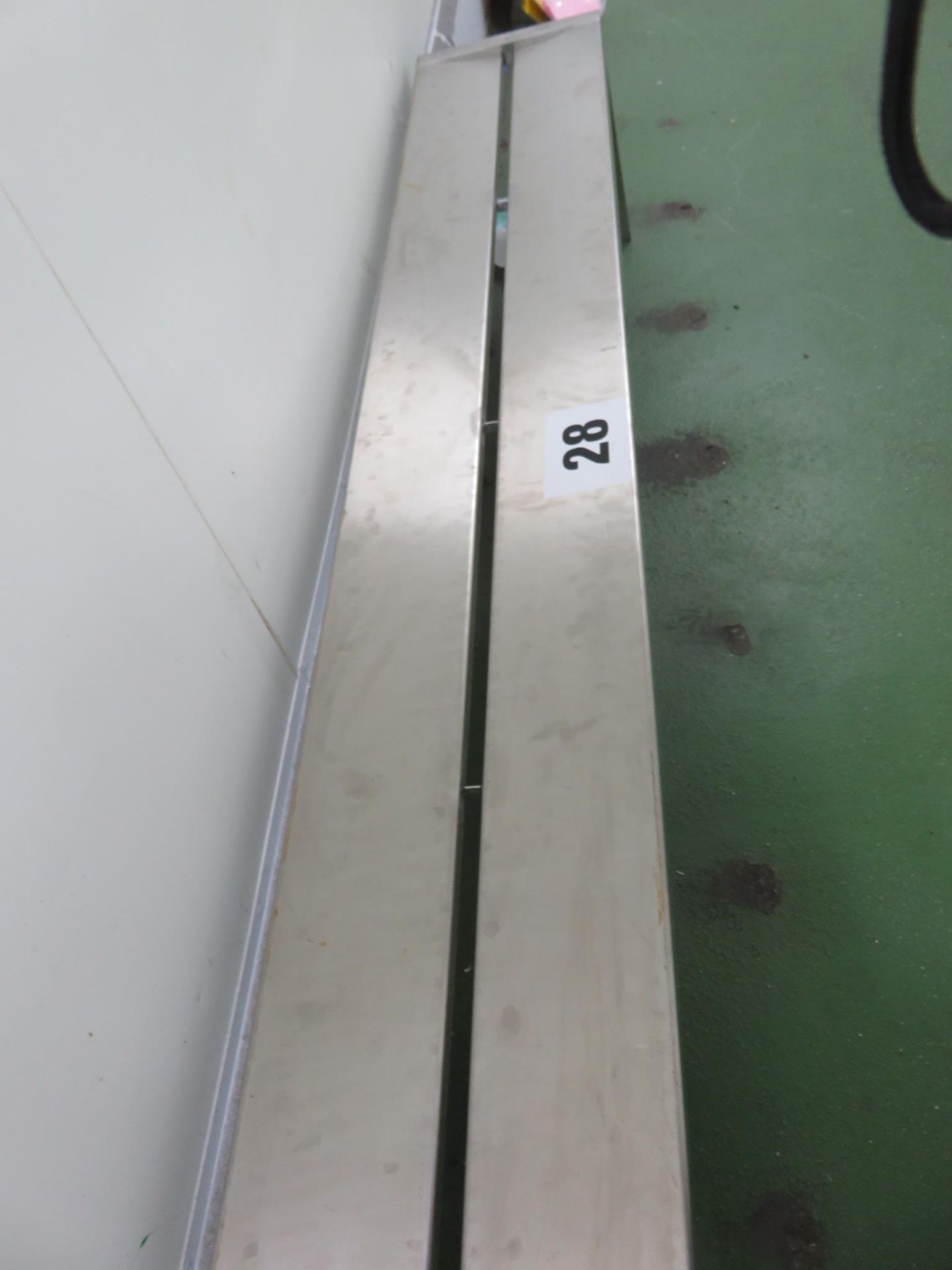 Bench S/s 2070mm long x 350mm wide. Lift out £10