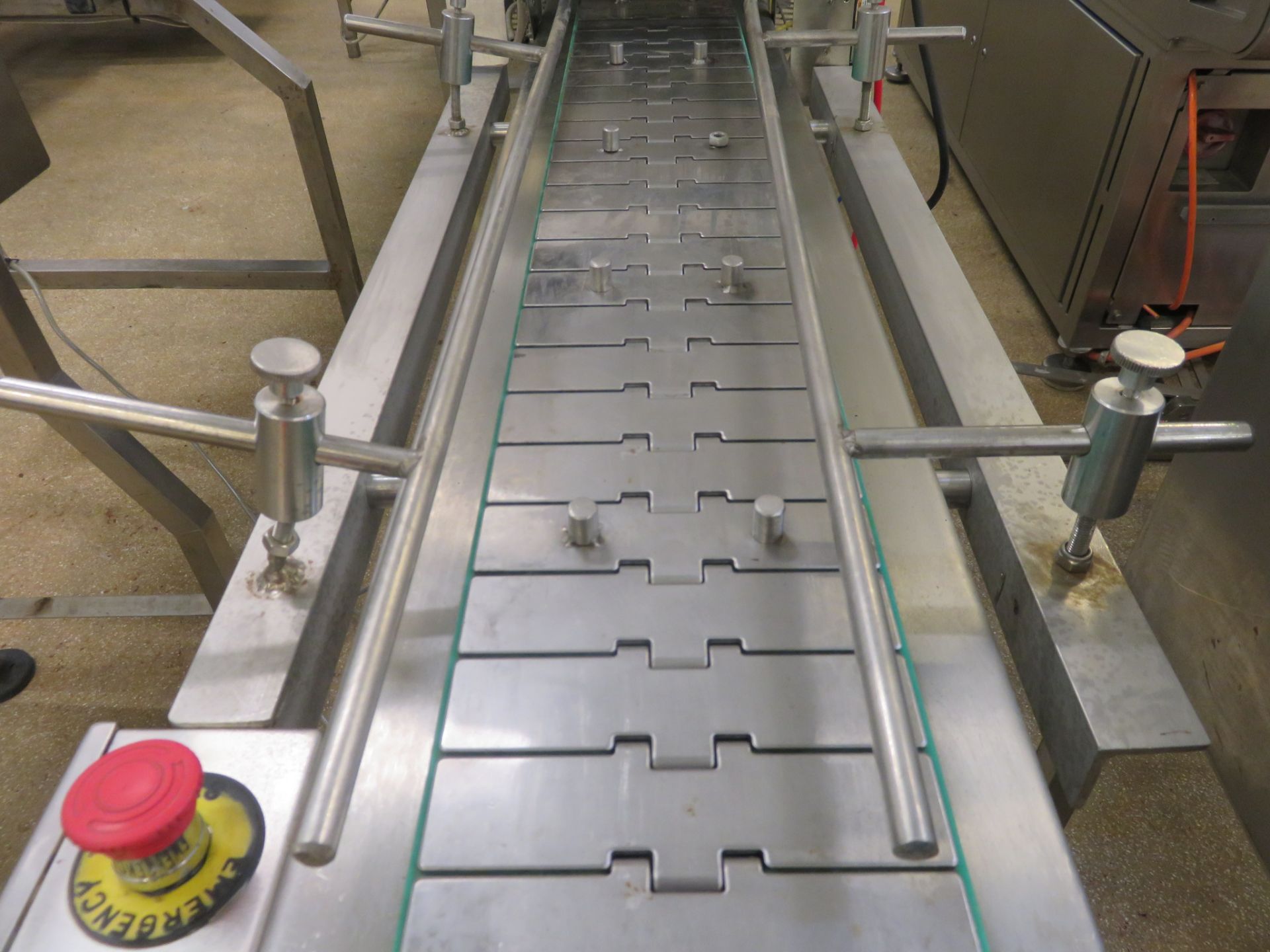 Indexing Conveyor by Apple 4500 mm long x 150mm wide s/s belt. Fully programmable. Mobi Lift out £50 - Image 3 of 4