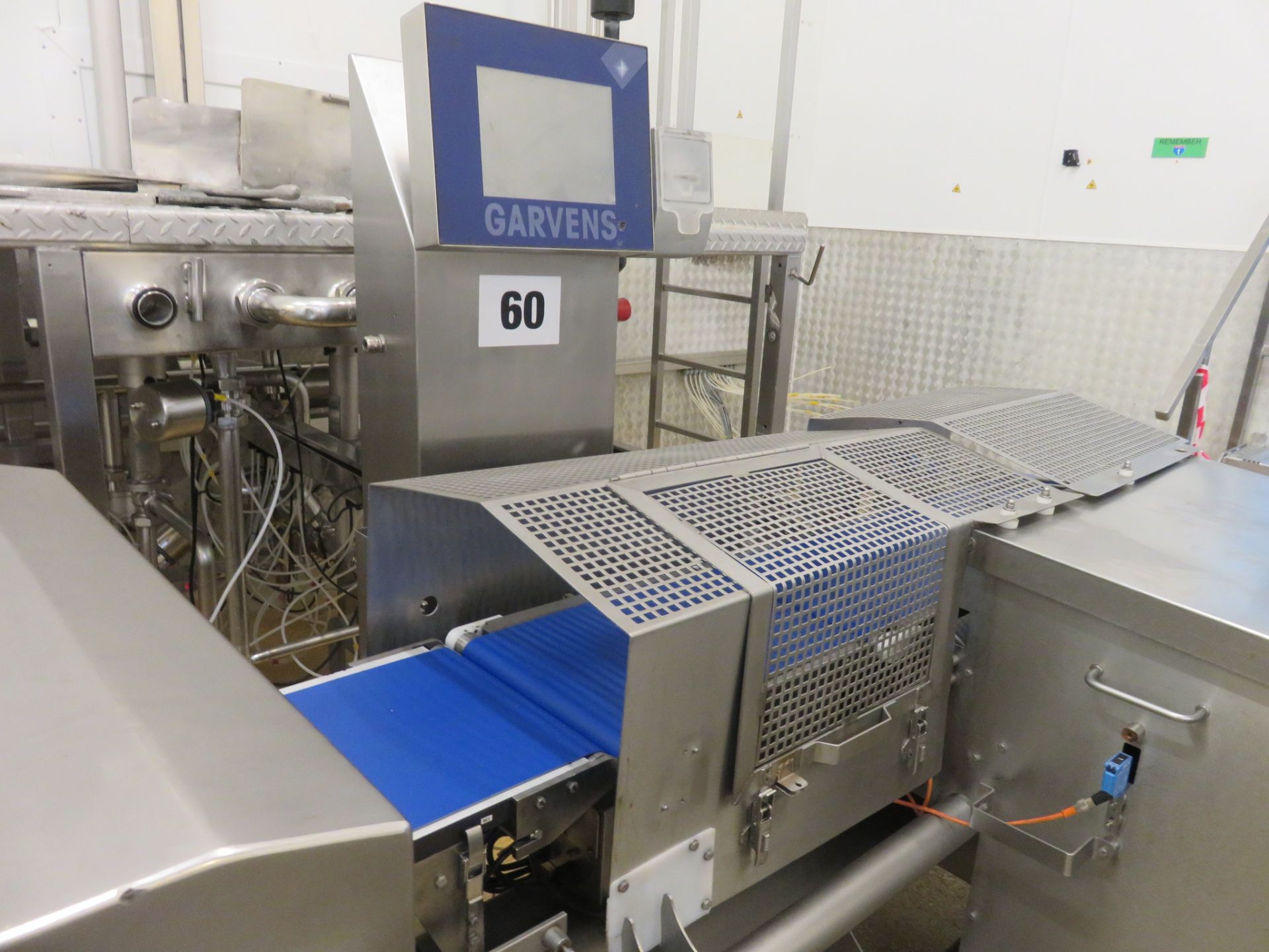 Garvens / Safeline Combination Metal Detector & Checkweigher. Aperture 350 x 175mm high Lift out £80