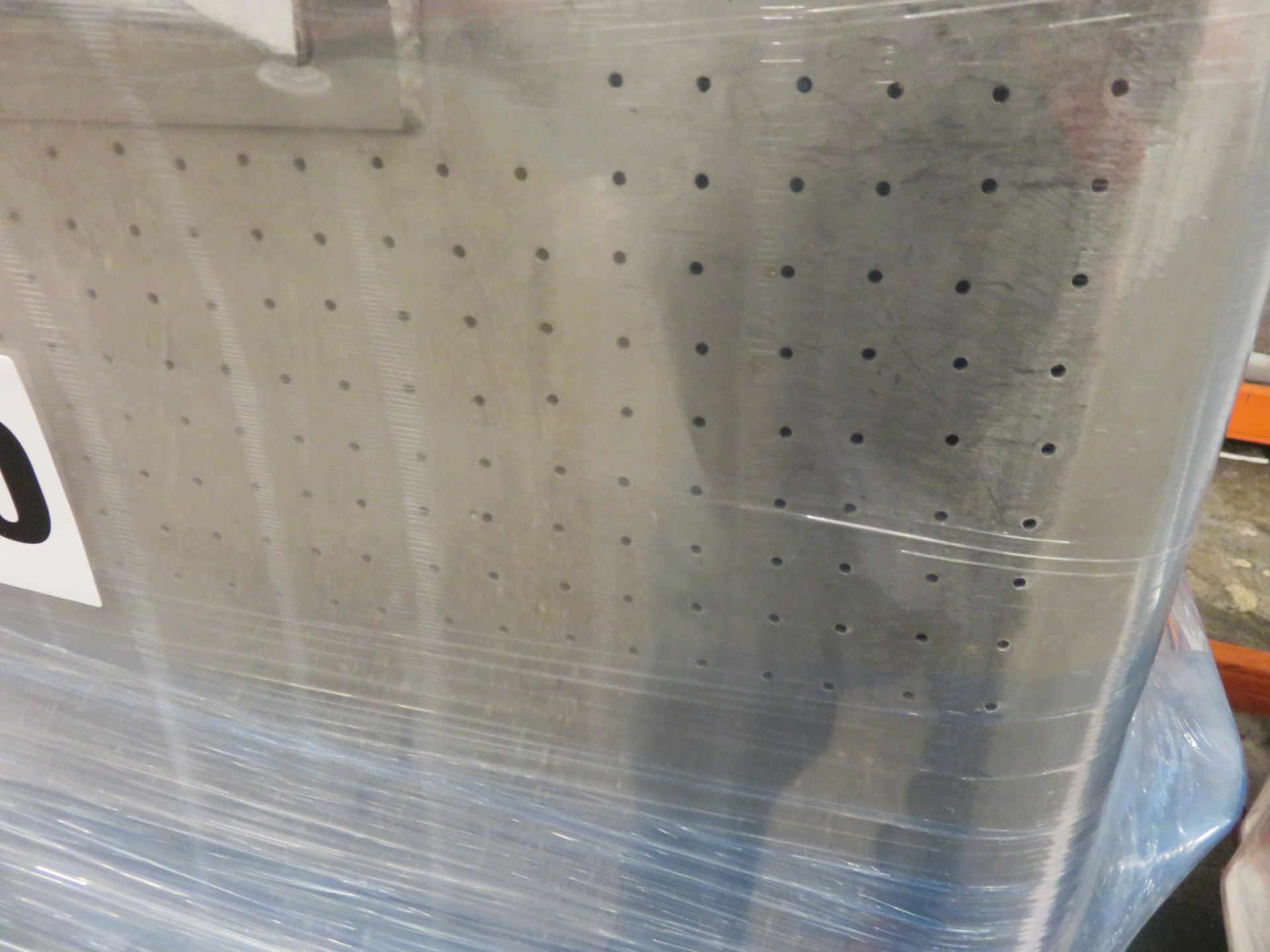 4 x S/s 200 Litre Tote Bins - perforated. Lift out £20 - Image 2 of 2