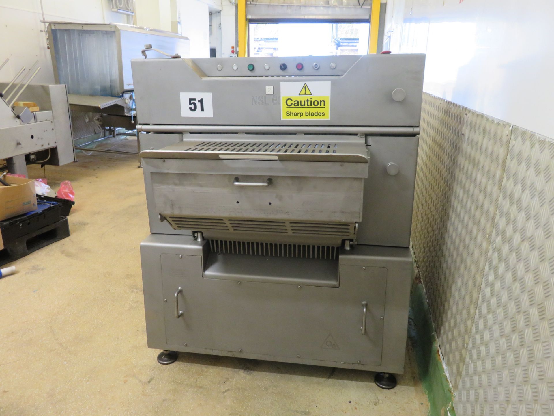 Grasselli model NSL600 Automatic Slicer. Lift out £60