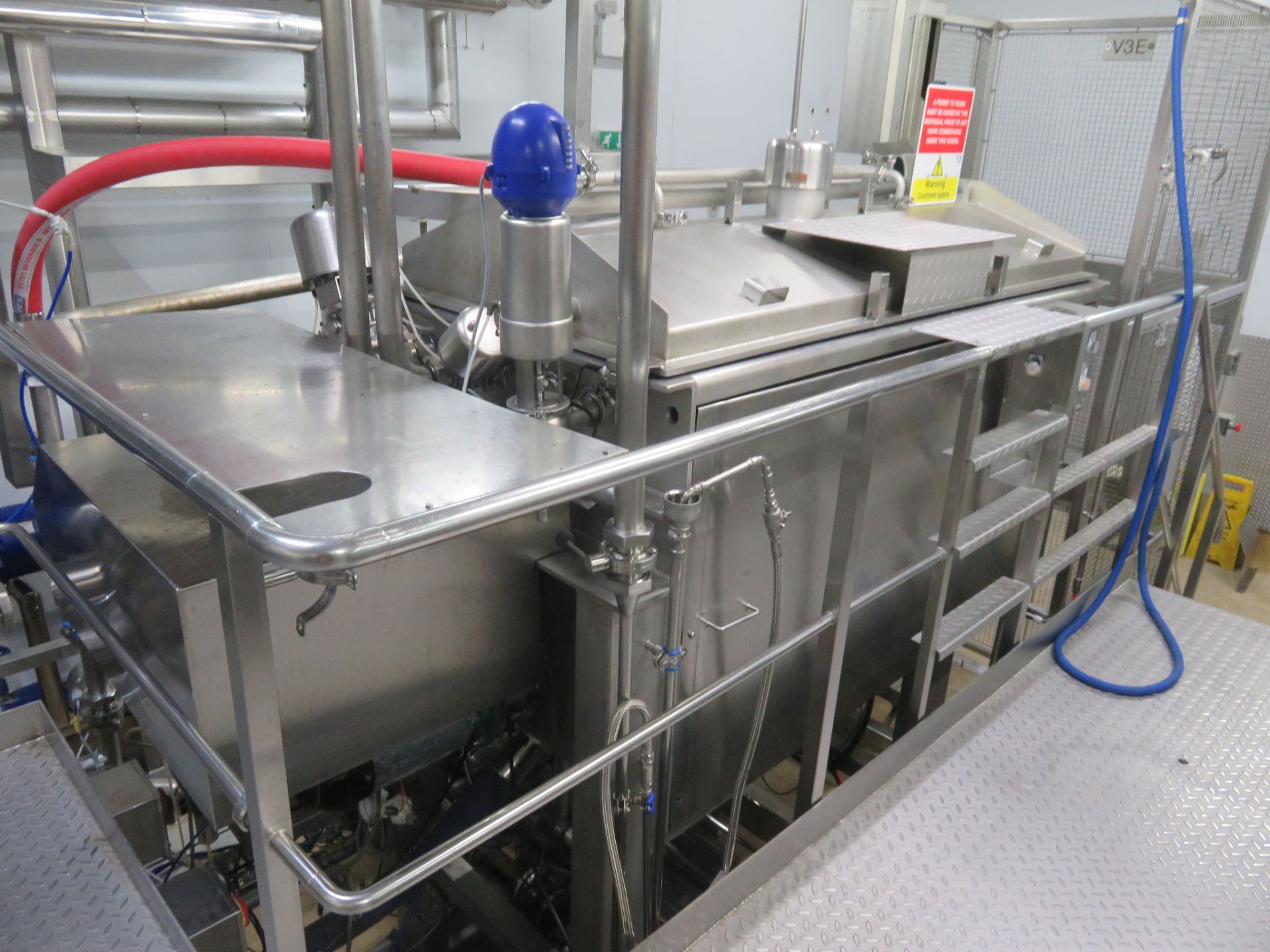 Blentech Complete Cooking Plant 2013. 3 x open top Vessels 750 kg each, agitation, forward & - Bild 7 aus 16