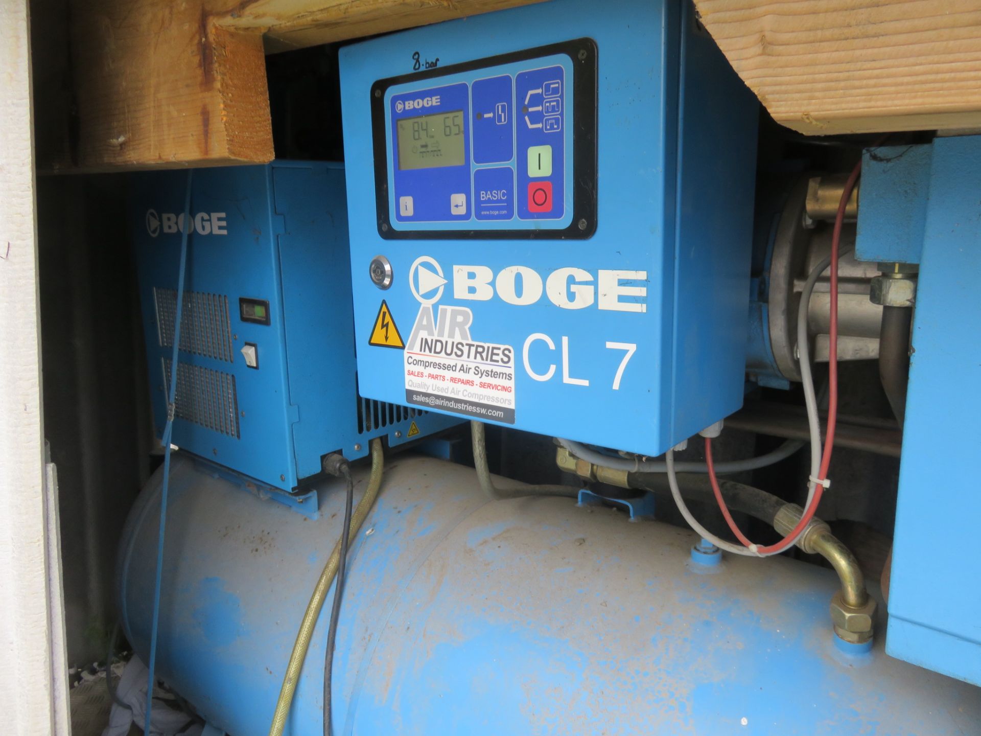 BOGE Air Compressor Model CL7 - Image 2 of 4