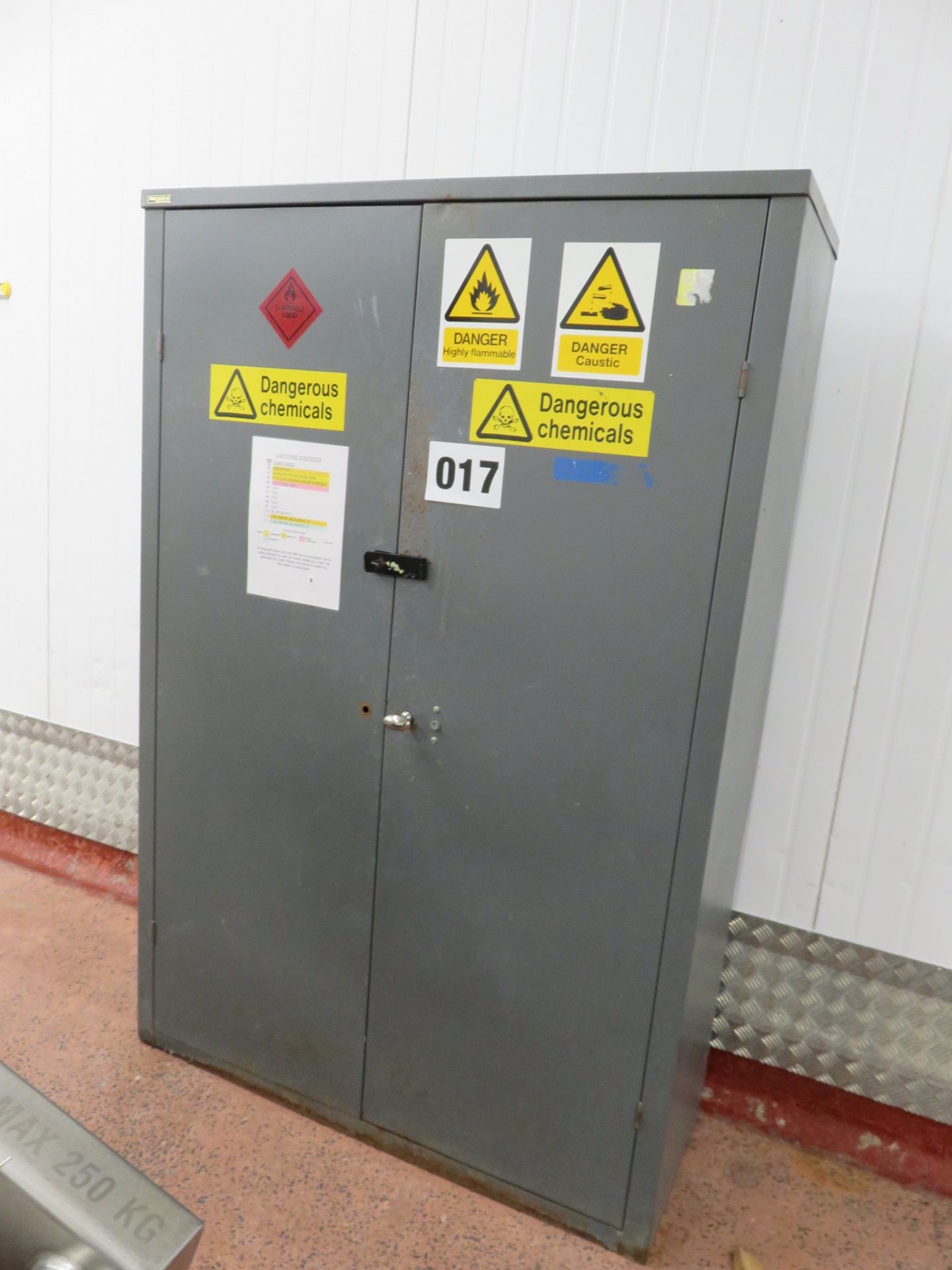 Chemical Cupboard 2 door. Lift out £10