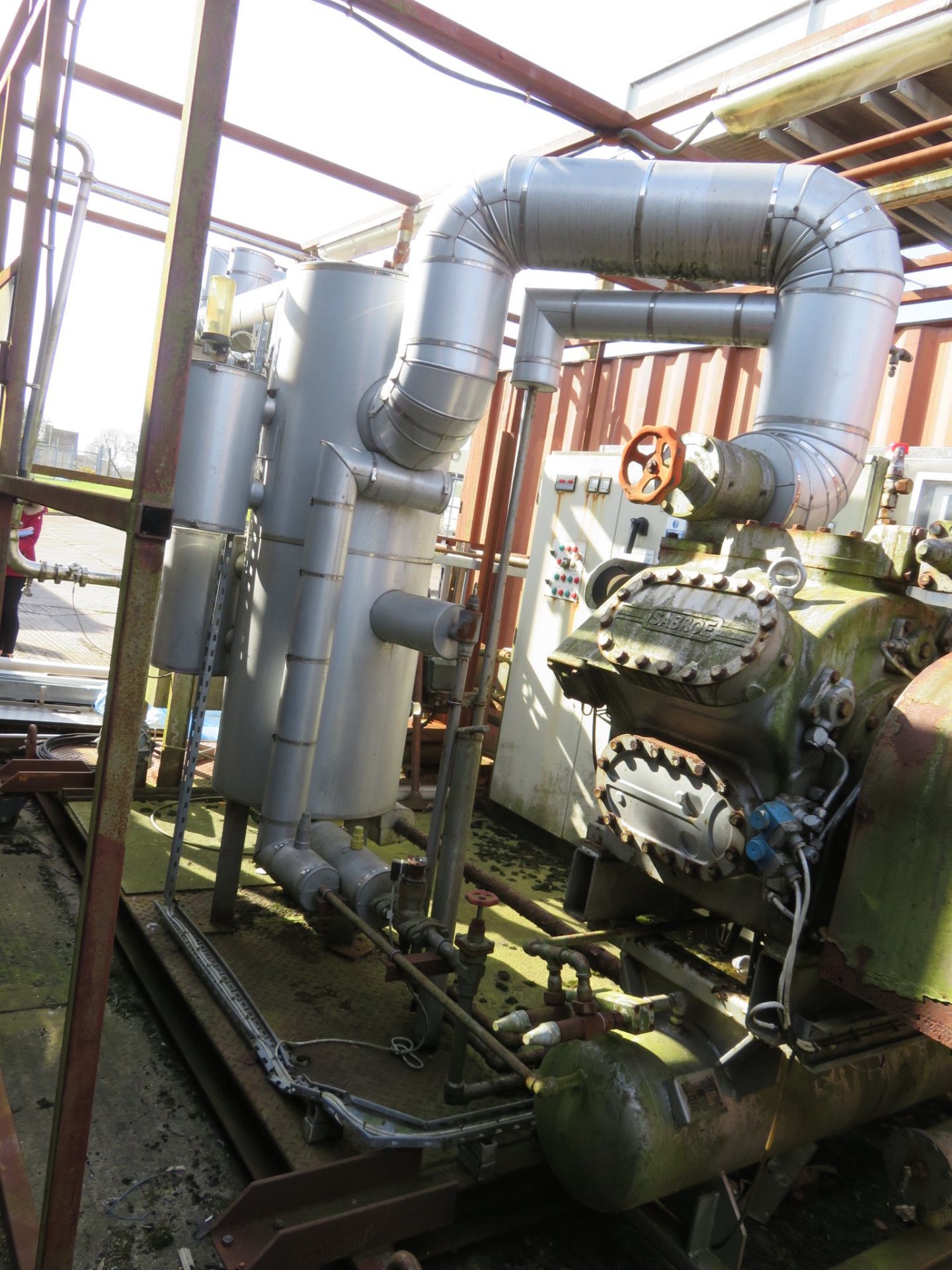 Fat Rendering Plant by Gerstenberg & Aggar A/S. Type Perfecta 1 with Sabroe compressor BTR - Image 3 of 7