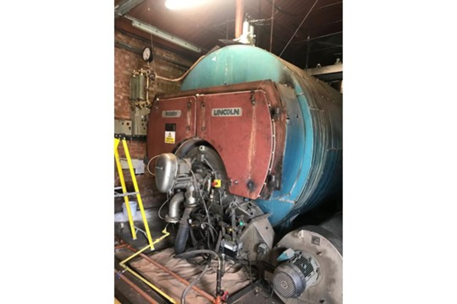 1 X LINCOLN Steam Boiler. with control Panel