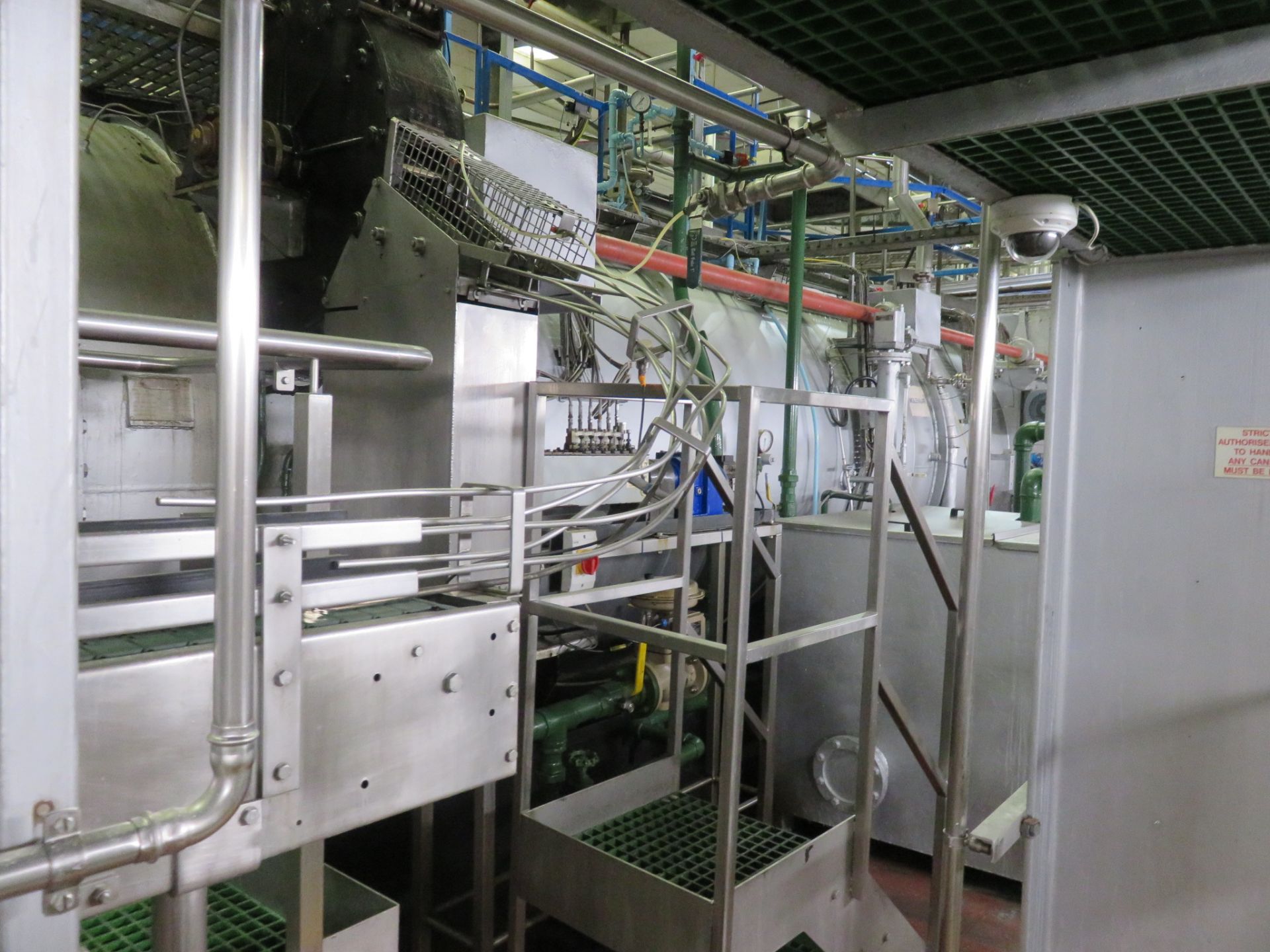 Retort canning/pasteurising system by Molenarr rotary 3 shell Cooker. Can size A1. 400 cans per - Image 8 of 12